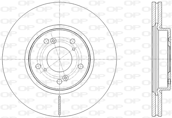 Disque de frein OPEN PARTS BDR2829.20