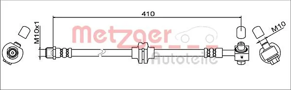 Flexible de frein METZGER 4111608