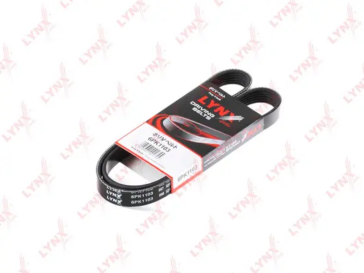 Courroie trapézoïdale à nervures LYNXAUTO 6PK1103