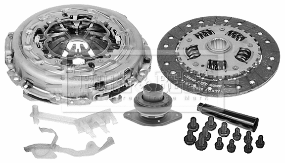 Kit d'embrayage BORG & BECK HK2662