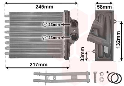 Système de chauffage VAN WEZEL 17006304