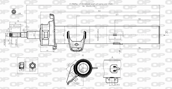 Amortisseur OPEN PARTS SAB8397.31