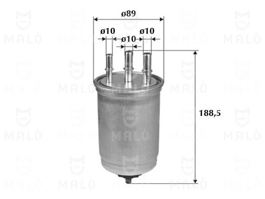 Filtre à carburant AKRON-MALÒ 1520017