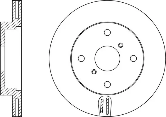 Disque de frein FIT FR0711V