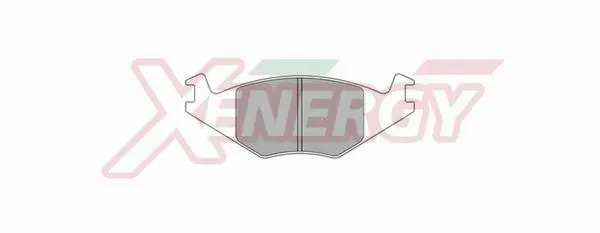 Kit de plaquettes de frein, frein à disque AP XENERGY X40173