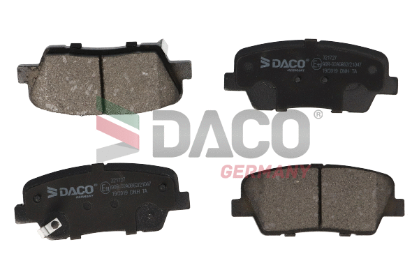 Kit de plaquettes de frein, frein à disque DACO Germany 321727