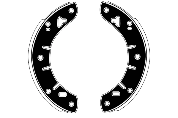 Jeu de mâchoires de frein RAICAM RA20620