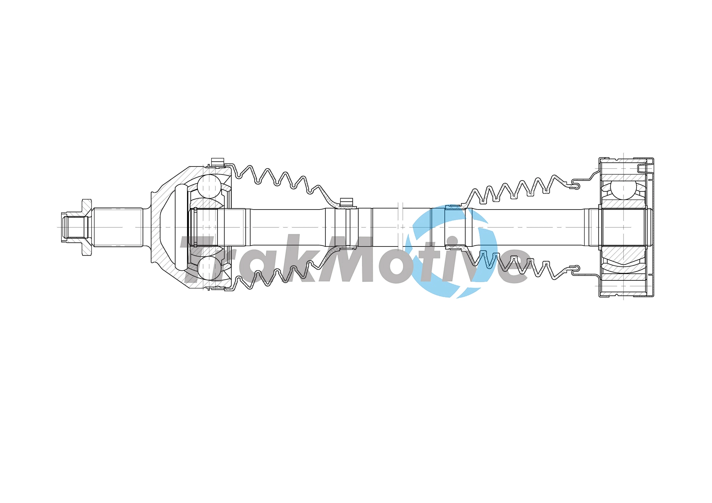 Arbre de transmission TrakMotive 30-2056