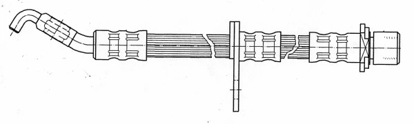 Flexible de frein CEF 511834