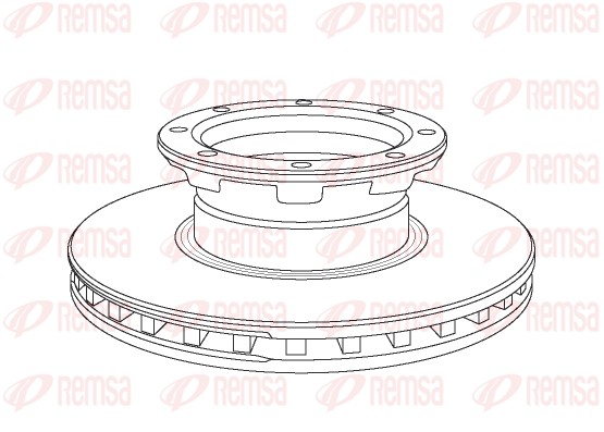 Disque de frein REMSA NCA1057.20