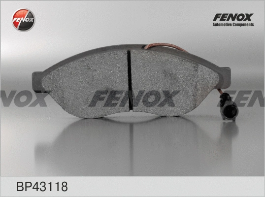 Kit de plaquettes de frein, frein à disque FENOX BP43118