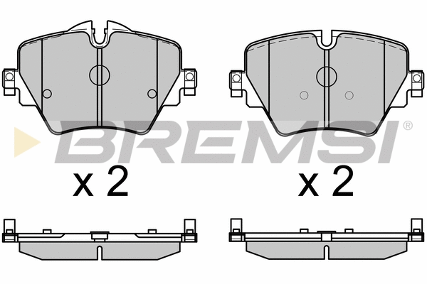 Kit de plaquettes de frein, frein à disque BREMSI BP3643