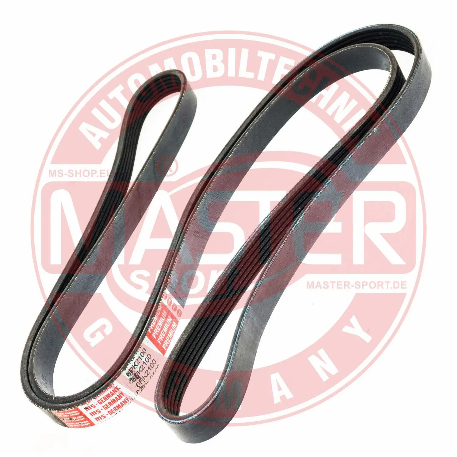 Courroie trapézoïdale à nervures MASTER-SPORT GERMANY 6PK2110-PCS-MS