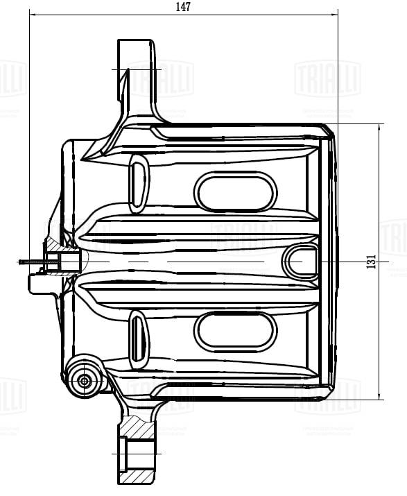 Étrier de frein TRIALLI CF 012098