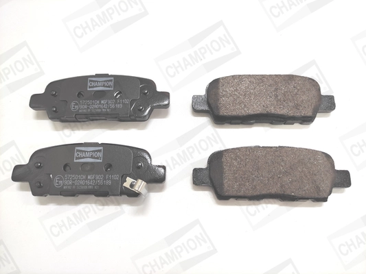 Kit de plaquettes de frein, frein à disque CHAMPION 572501CH