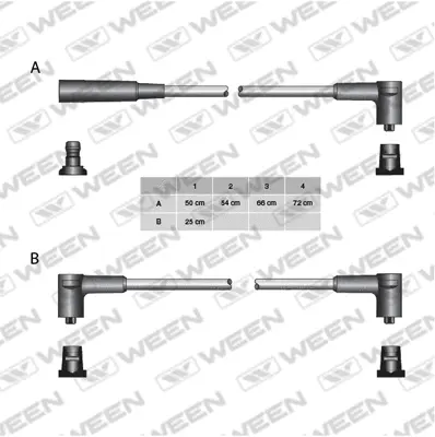 Kit de câbles d'allumage WEEN 110-5093