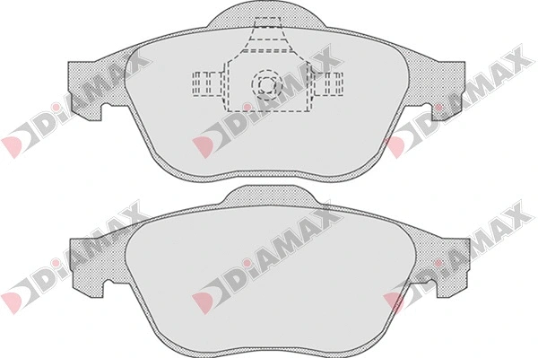 Kit de plaquettes de frein, frein à disque DIAMAX N09040