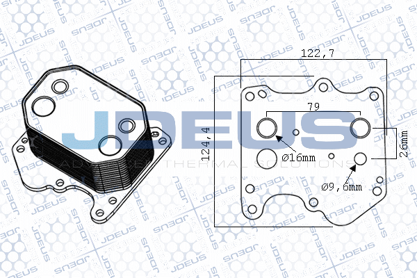 Radiateur d'huile JDEUS M-4121161
