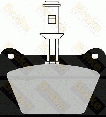 Kit de plaquettes de frein, frein à disque Brake ENGINEERING PA387