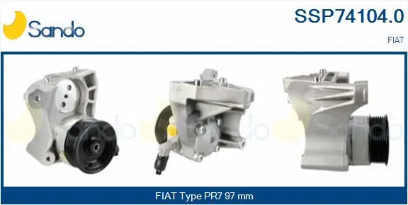 Pompe hydraulique, direction SANDO SSP74104.0