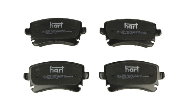 Kit de plaquettes de frein, frein à disque HART 221 102