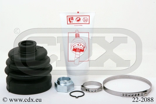 Jeu de joints-soufflets, arbre de commande CDX 22-2088