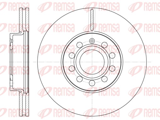 Disque de frein REMSA 6648.10