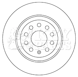 Disque de frein KEY PARTS KBD5331