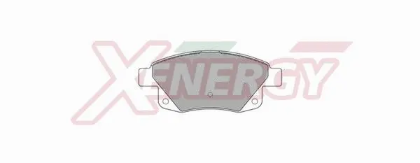 Kit de plaquettes de frein, frein à disque AP XENERGY X40962