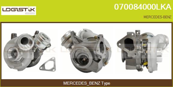 Turbocompresseur, suralimentation LGK 070084000LKA