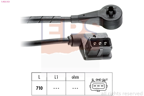 Capteur, vitesse de rotation du moteur EPS 1.953.153