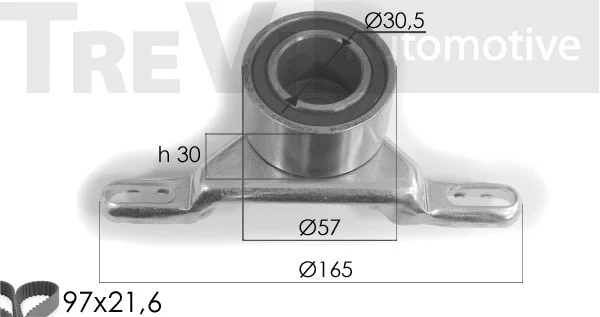 Kit de courroie crantée TREVI AUTOMOTIVE KD1068
