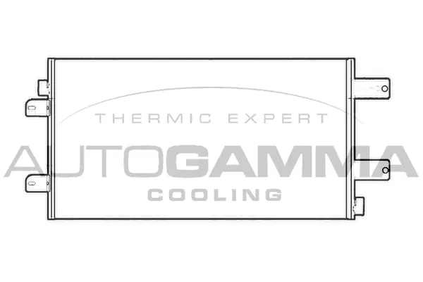 Condenseur, climatisation AUTOGAMMA 104577