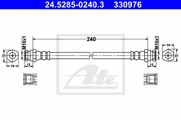 Flexible de frein ATE-APAC 24.5285-0240.3