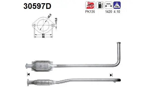 Catalyseur AS 30597D