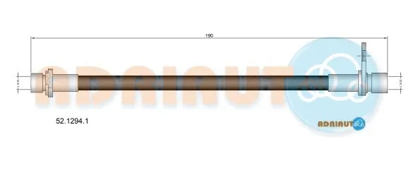 Flexible de frein ADRIAUTO 52.1294.1