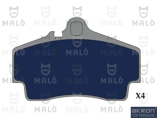 Kit de plaquettes de frein, frein à disque AKRON-MALÒ 1051321