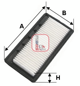 Filtre à air SOFIMA S 3496 A