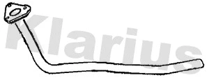 Tuyau d'échappement KLARIUS 142752