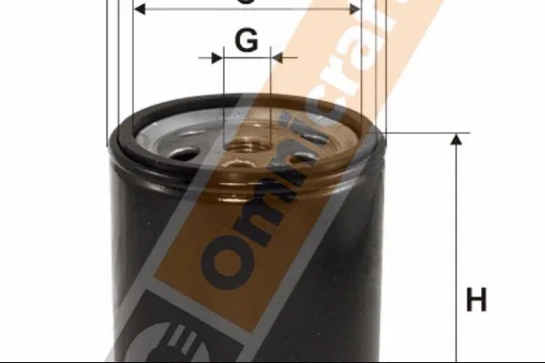Filtre à carburant Omnicraft 2145198
