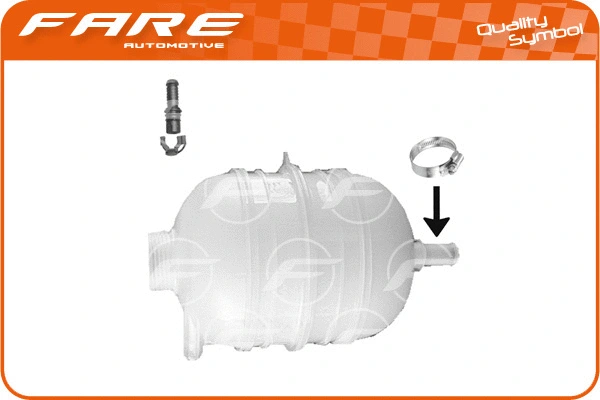 Vase d'expansion, liquide de refroidissement FARE-RCH 3596