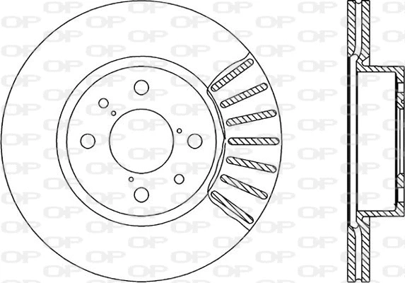 Disque de frein OPEN PARTS BDR1230.20