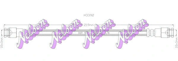 Flexible de frein KAWE H3392