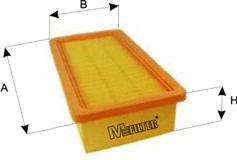 Filtre à air MFILTER K 135