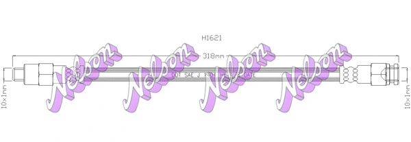 Flexible de frein KAWE H1621