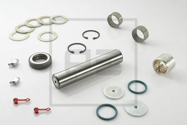 Kit d'assemblage, pivot de fusée d'essieu PE Automotive 031.115-00A