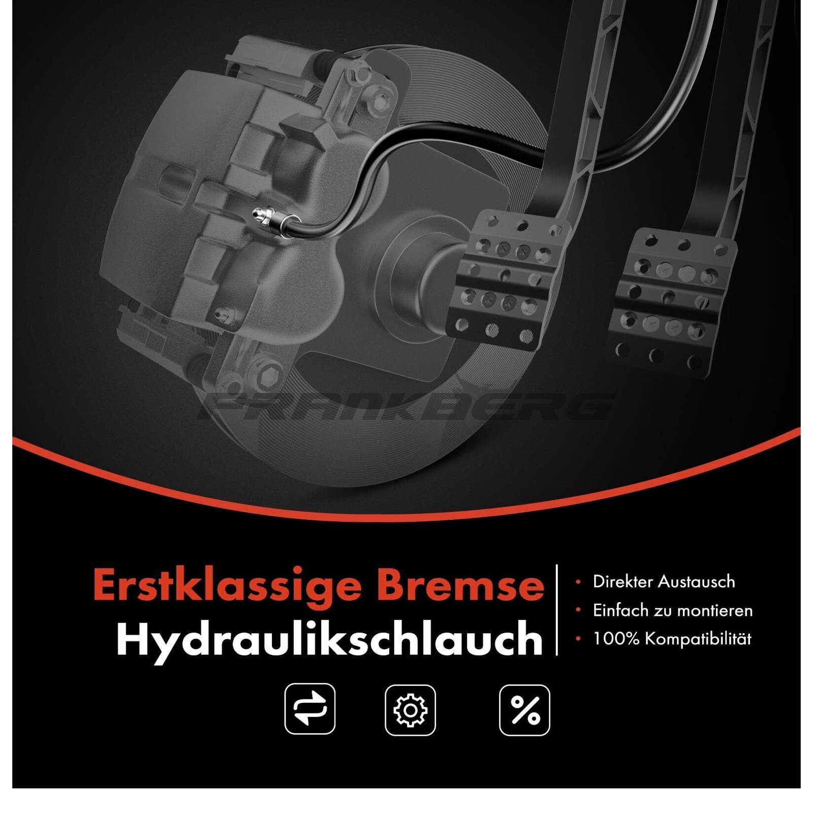 Flexible de frein Frankberg 5481FB0004665