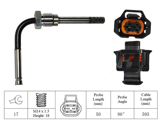 Capteur, température des gaz LEMARK LXT135