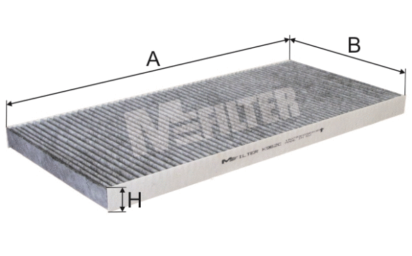 Filtre, air de l'habitacle MFILTER K 962C