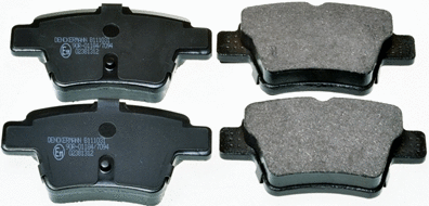 Kit de plaquettes de frein, frein à disque DENCKERMANN B111031